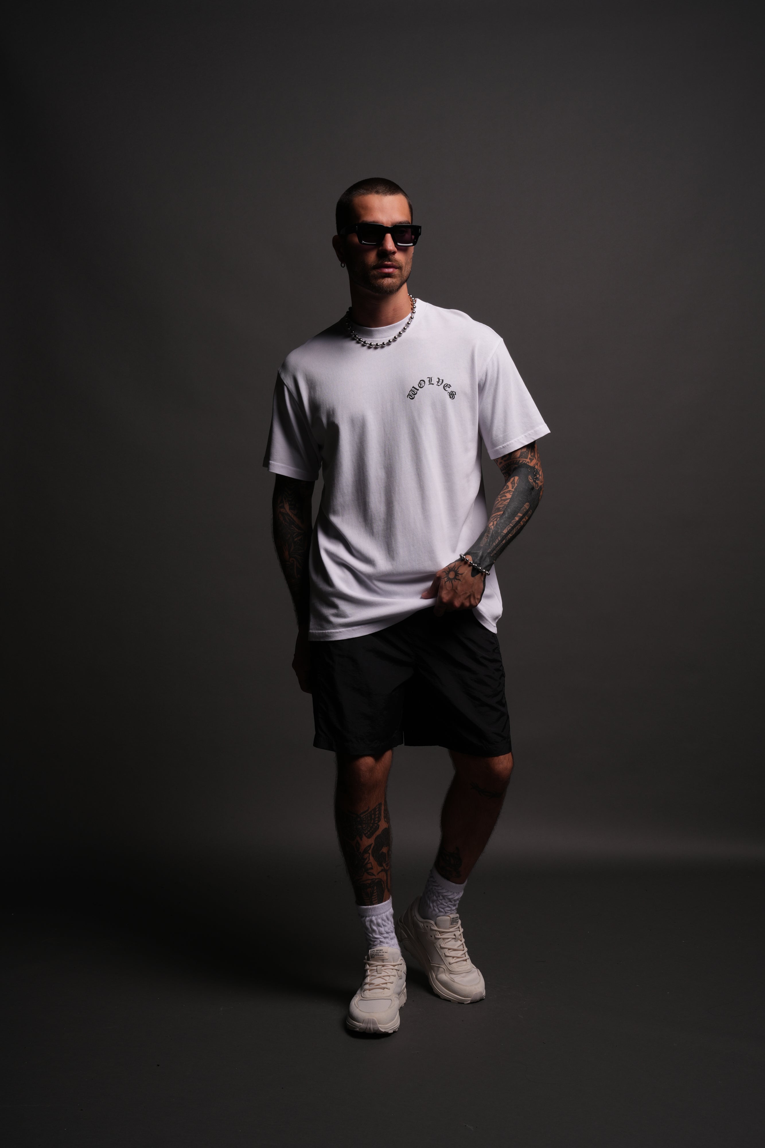 Chopper Wolf "Premium Classic" Tee in White