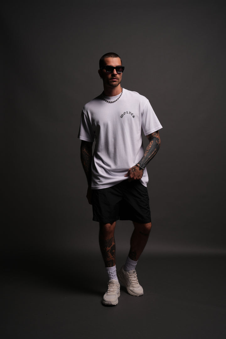 Chopper Wolf "Premium Classic" Tee in White