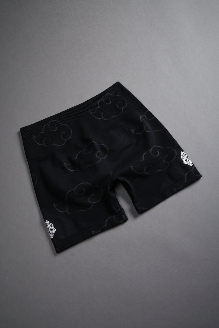 Wolf Cloud Everson Seamless "Training" Shorts in Black