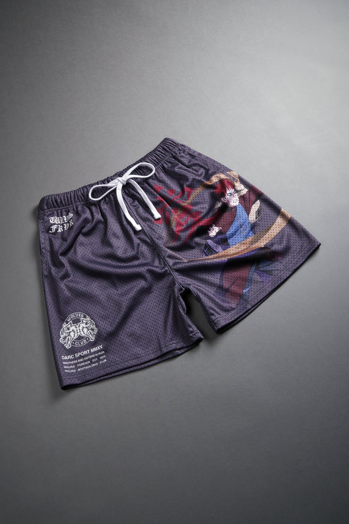 Gaara Mesh Shorts in Wolf Gray