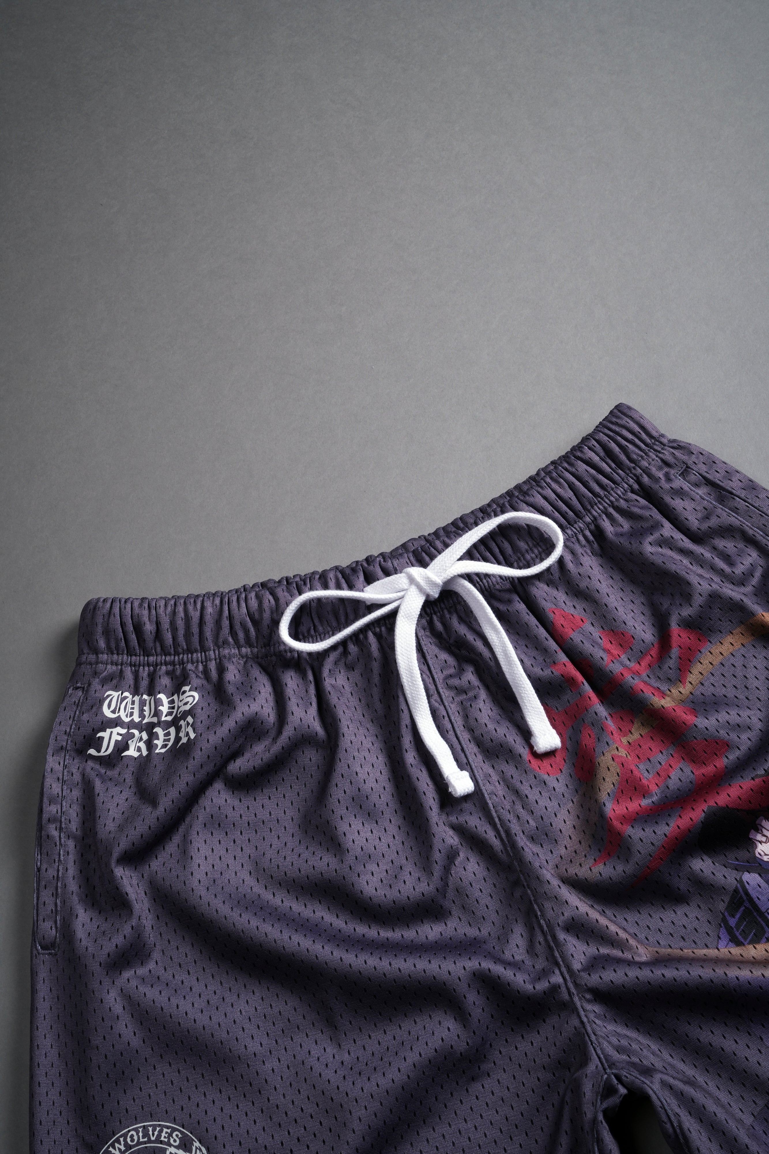 Gaara Mesh Shorts in Wolf Gray