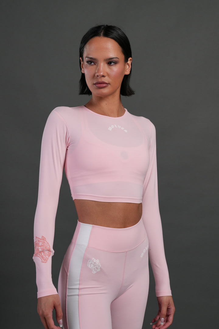 Love Story L/S "Energy" Top in Warm Blush