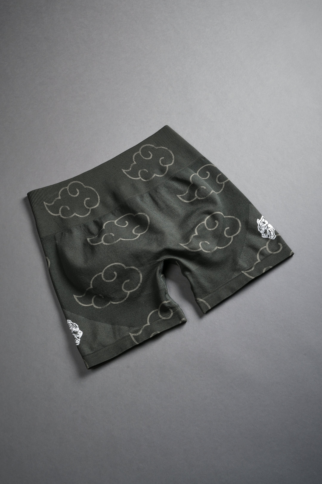 Wolf Cloud Everson Seamless "Training" Shorts in Pine Green