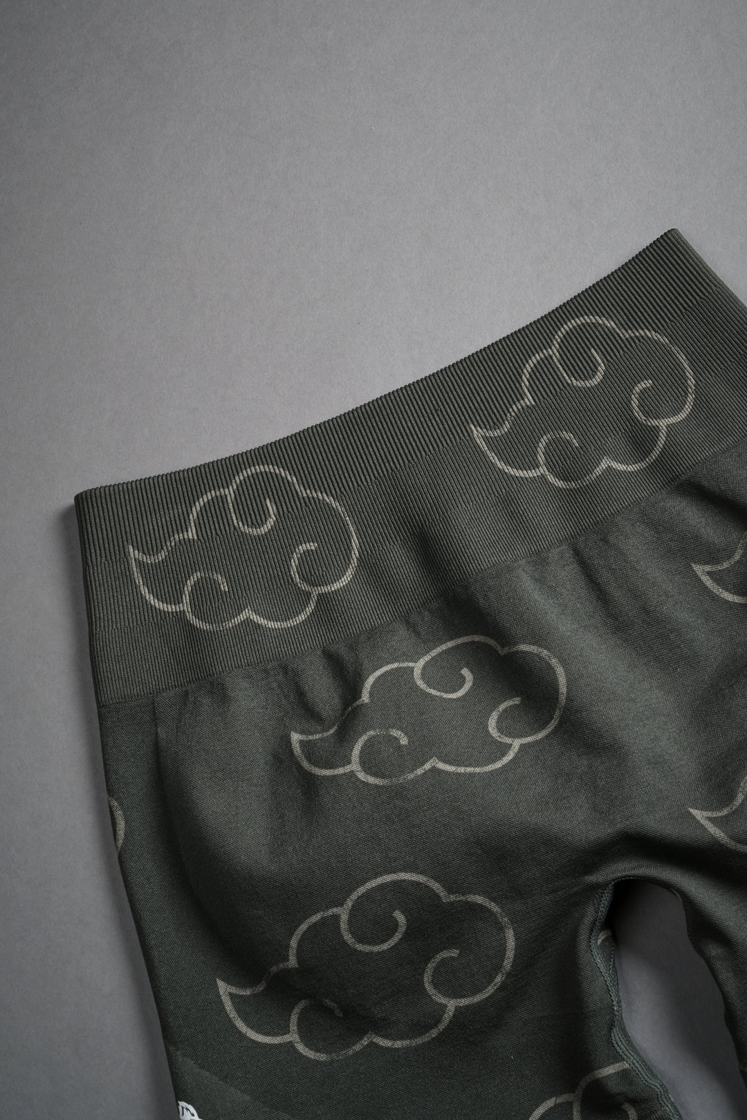 Wolf Cloud Everson Seamless "Training" Shorts in Pine Green