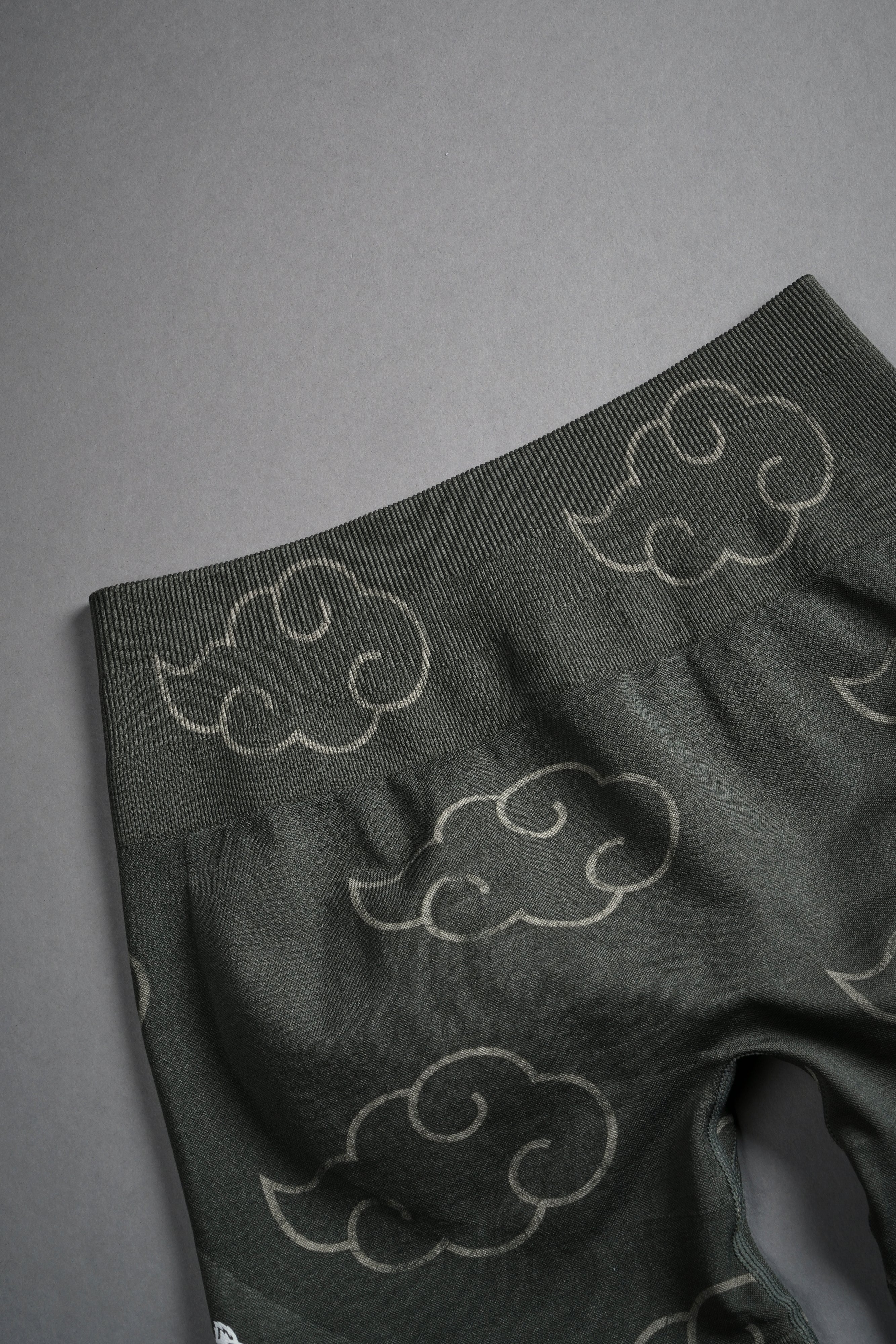 Wolf Cloud Everson Seamless "Training" Shorts in Pine Green