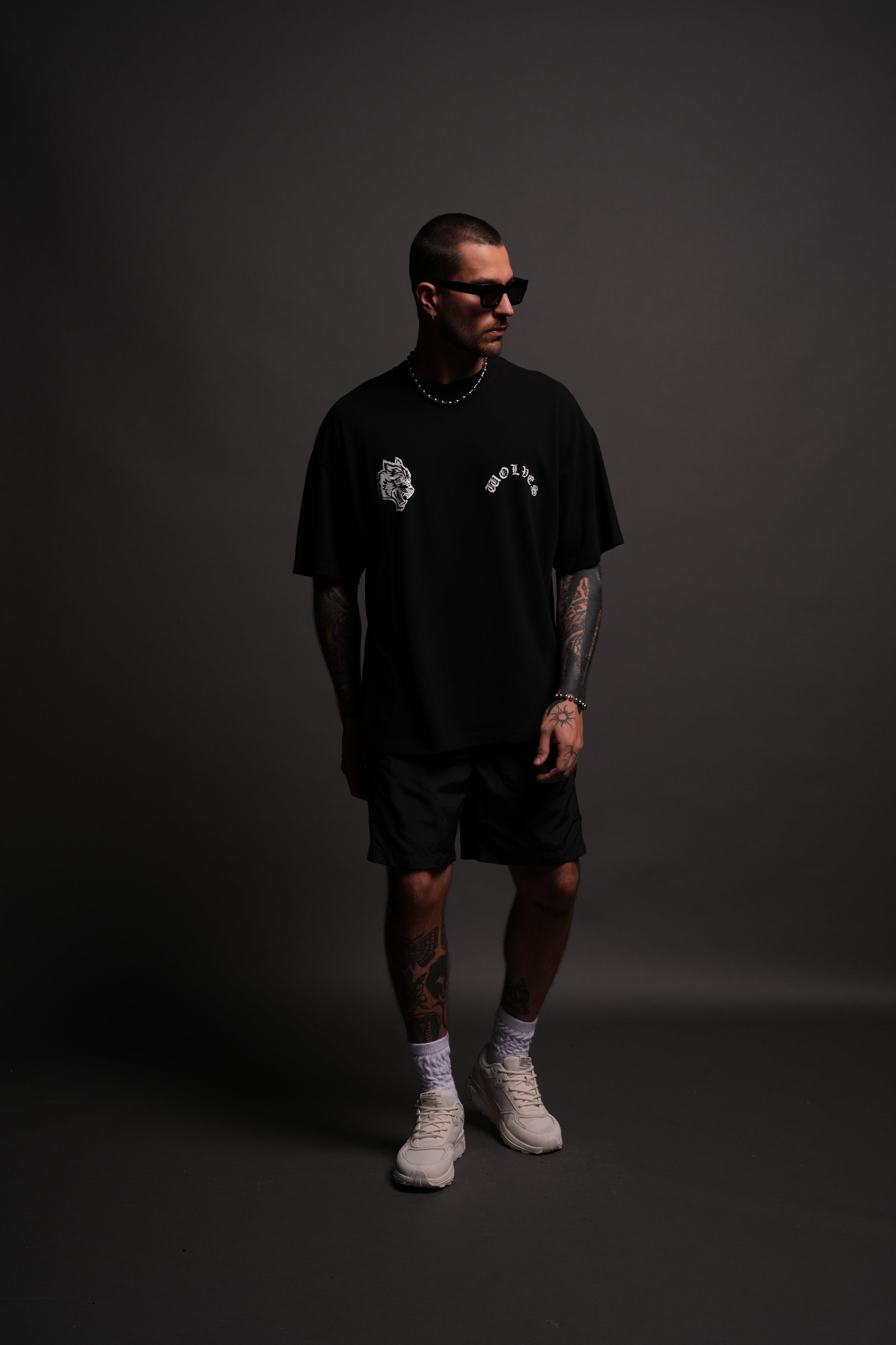 With Credence V3 "Premium" Oversized Tee in Black