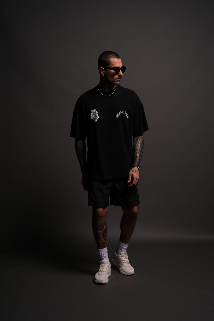 With Credence V3 "Premium" Oversized Tee in Black