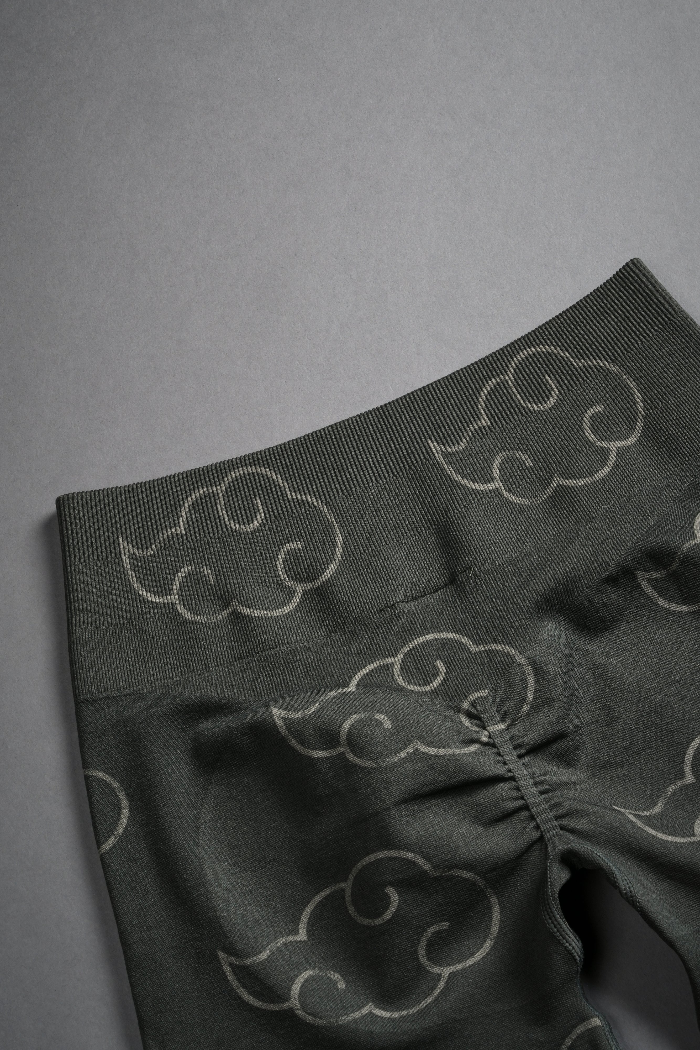 Wolf Cloud Everson Seamless "Training" Shorts in Pine Green