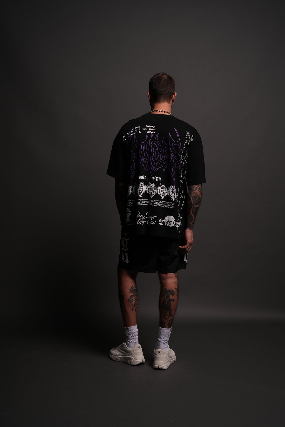 With Credence V3 "Premium" Oversized Tee in Black