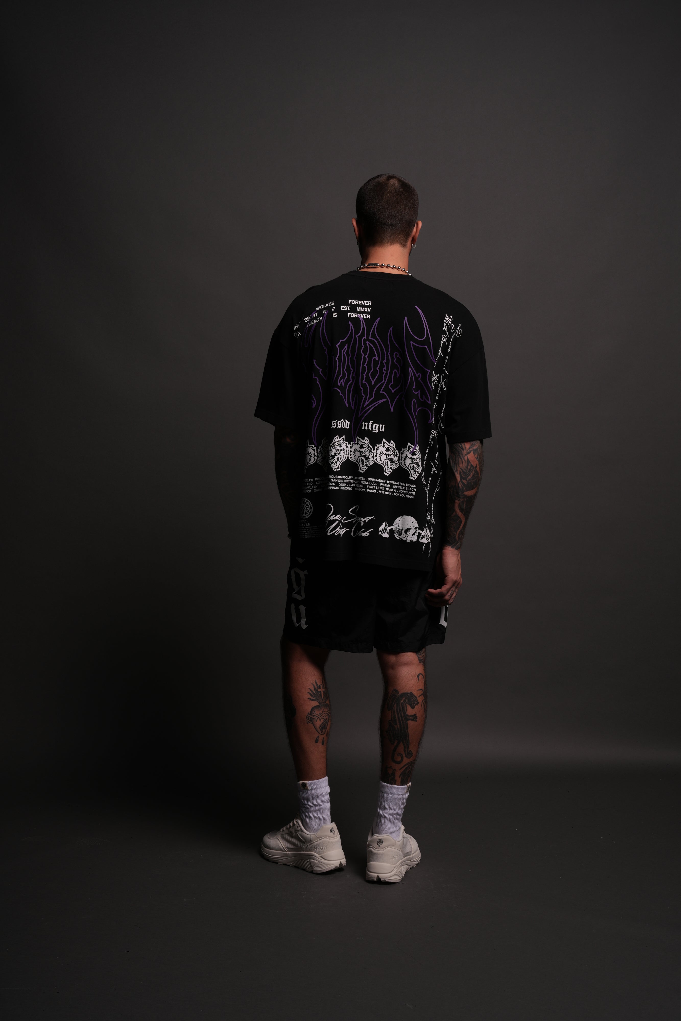 With Credence V3 "Premium" Oversized Tee in Black