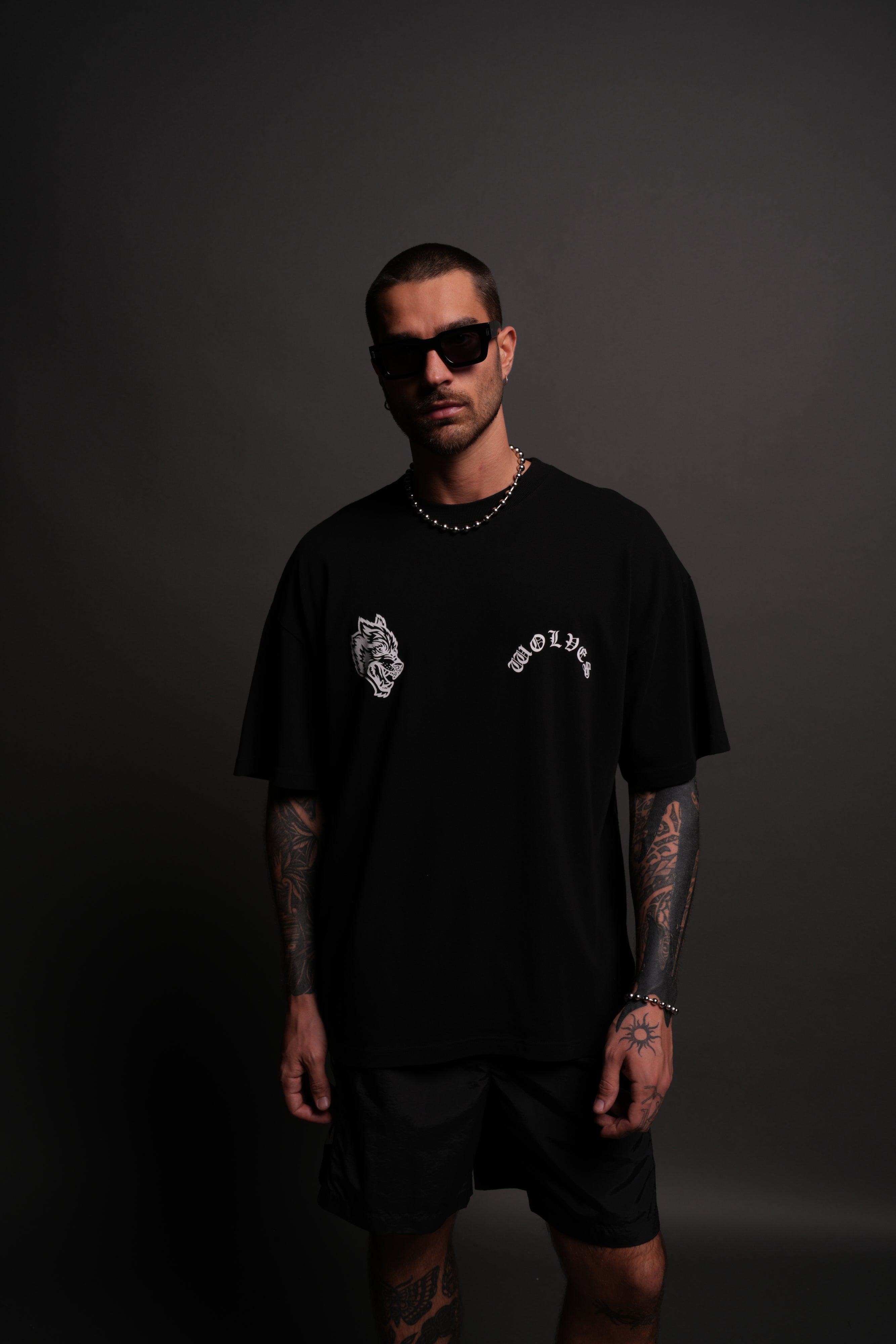 With Credence V3 "Premium" Oversized Tee in Black