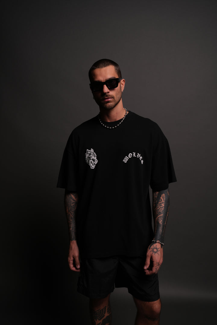 With Credence V3 "Premium" Oversized Tee in Black