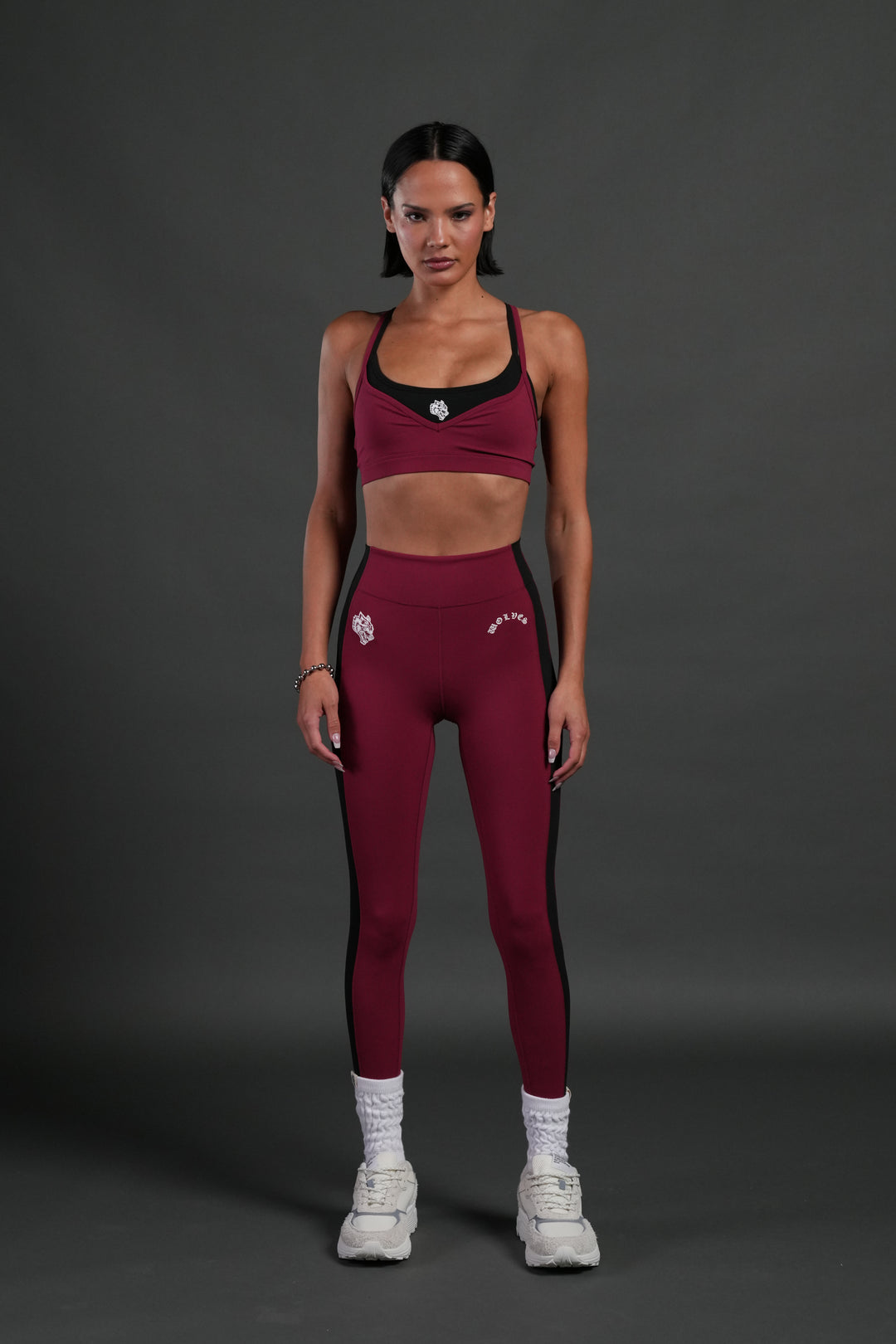 Wolf Chopper "Juliette" Energy Double Bra in Deep Raspberry