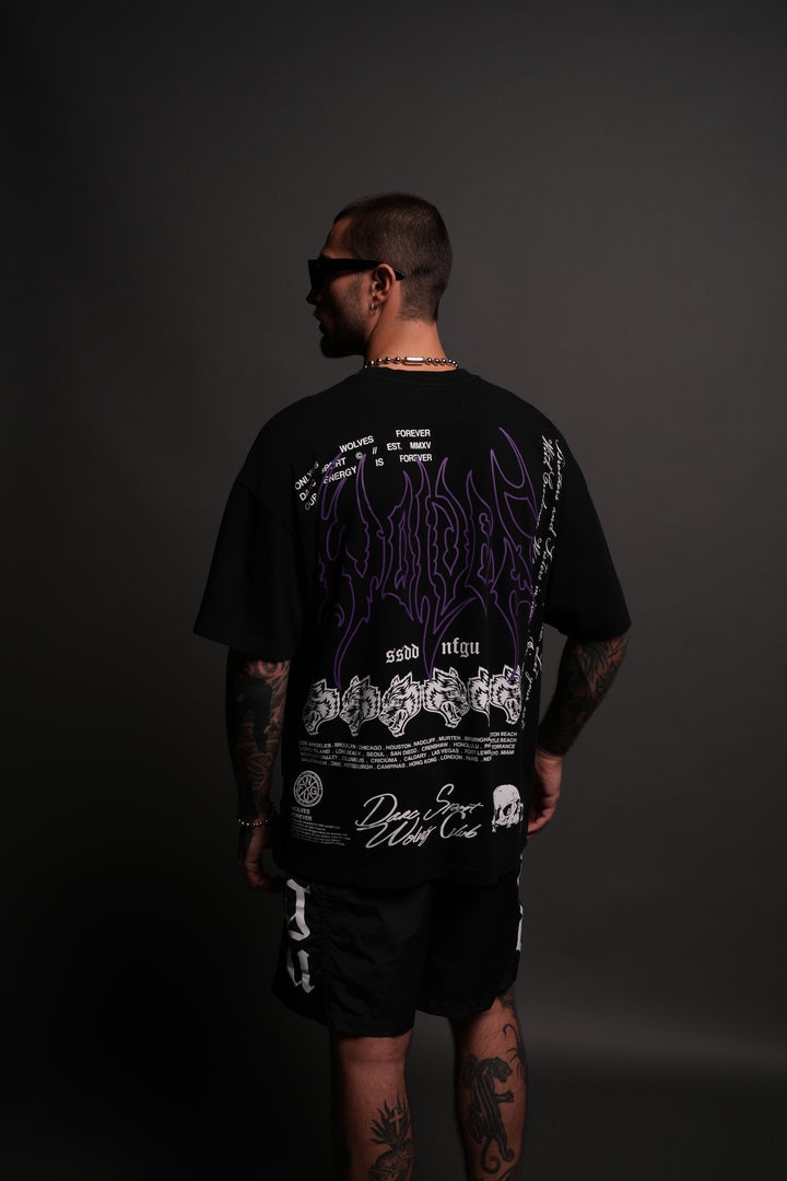With Credence V3 "Premium" Oversized Tee in Black