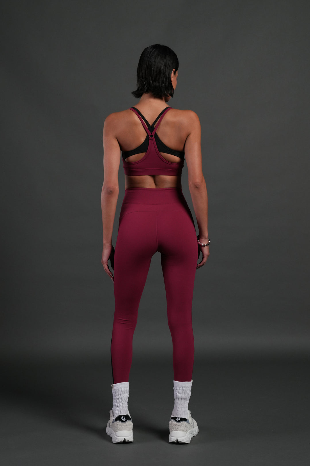 Wolf Chopper "Juliette" Energy Double Bra in Deep Raspberry