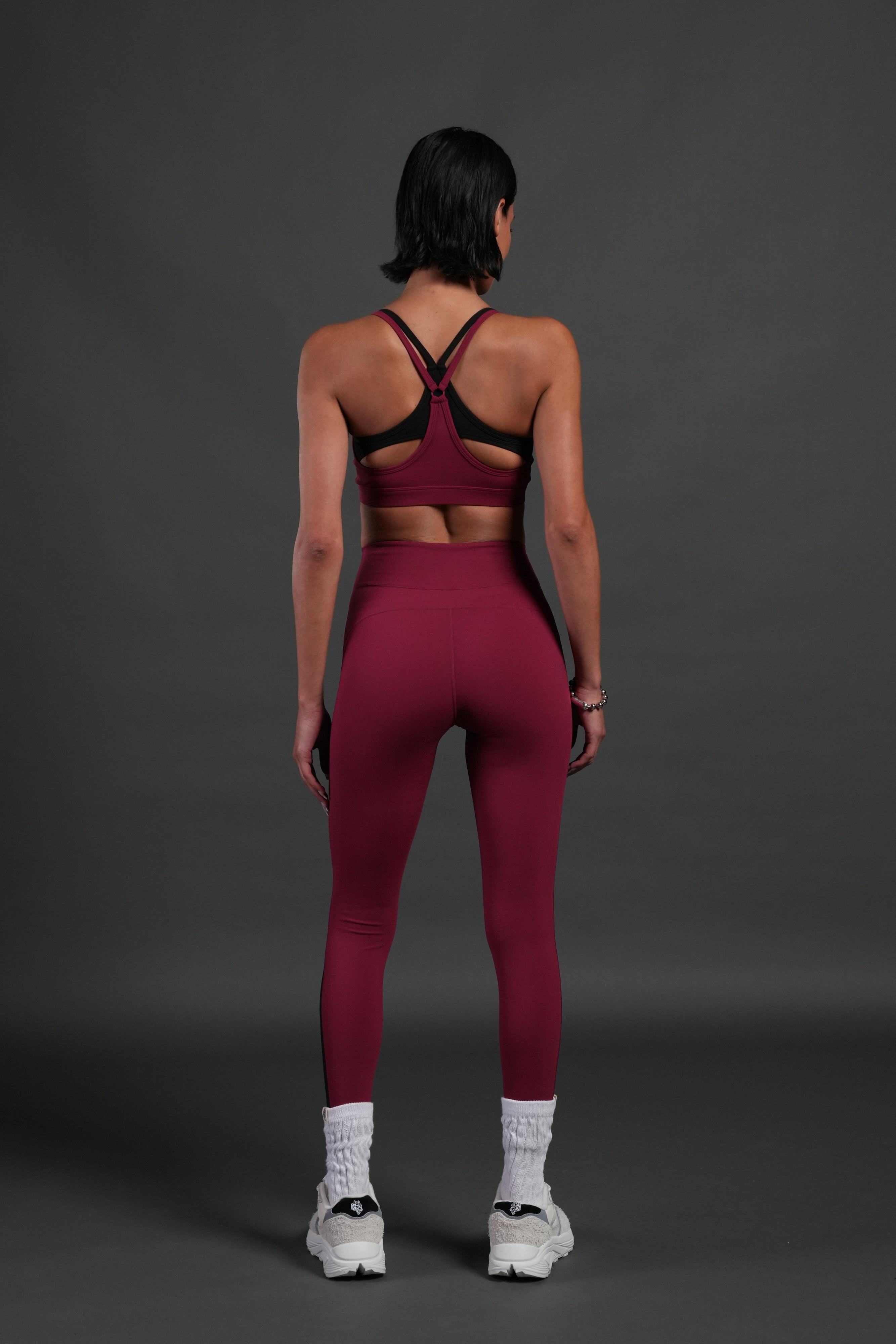 Wolf Chopper "Juliette" Energy Double Bra in Deep Raspberry