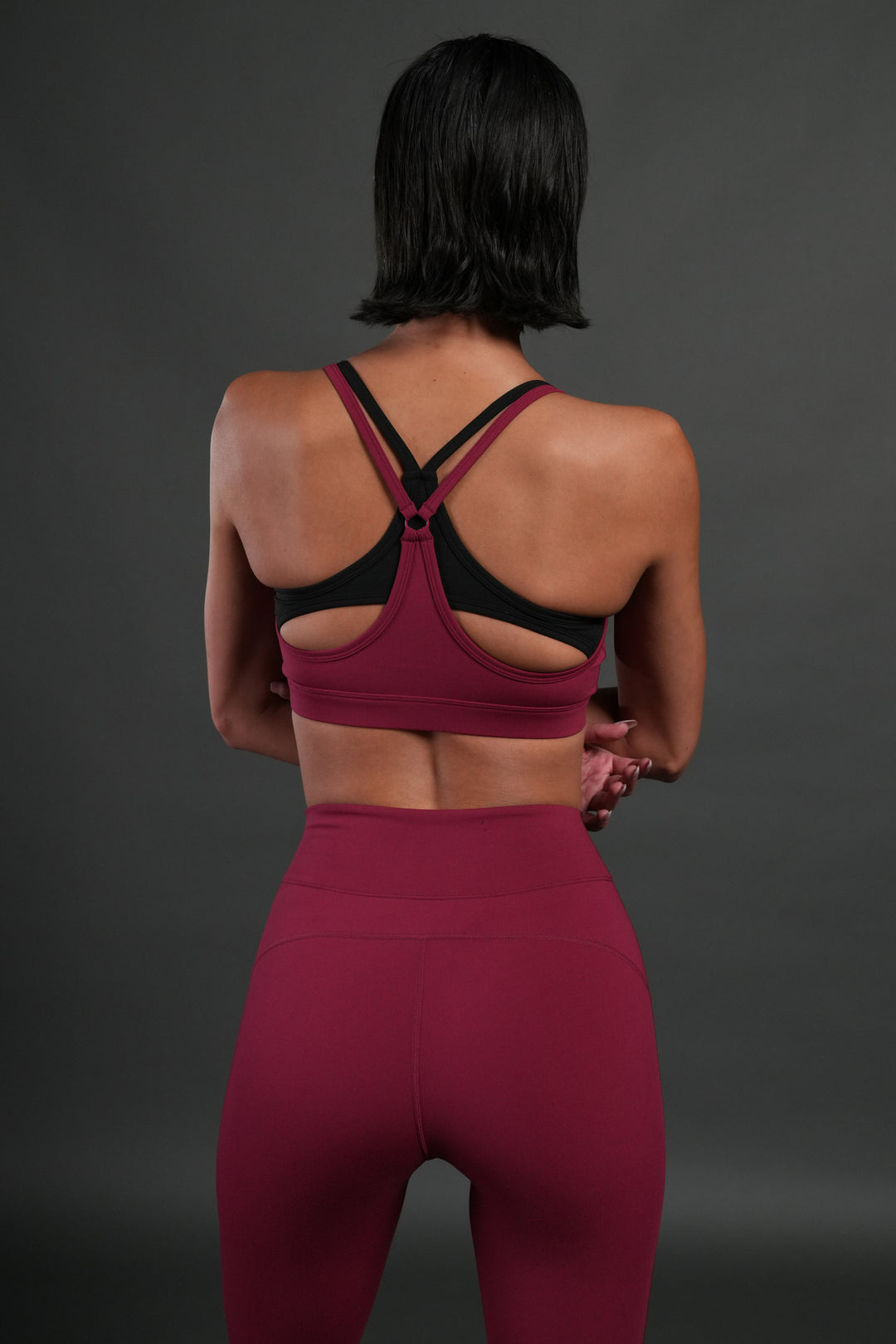 Wolf Chopper "Juliette" Energy Double Bra in Deep Raspberry