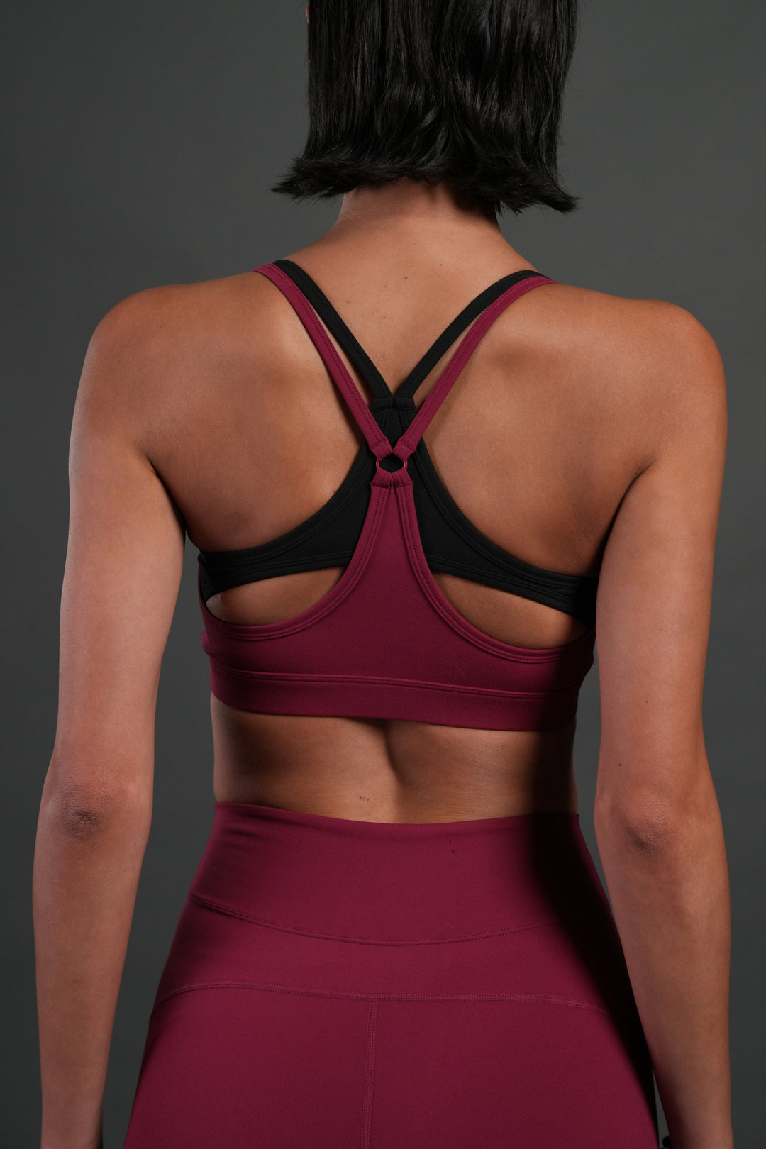 Wolf Chopper "Juliette" Energy Double Bra in Deep Raspberry