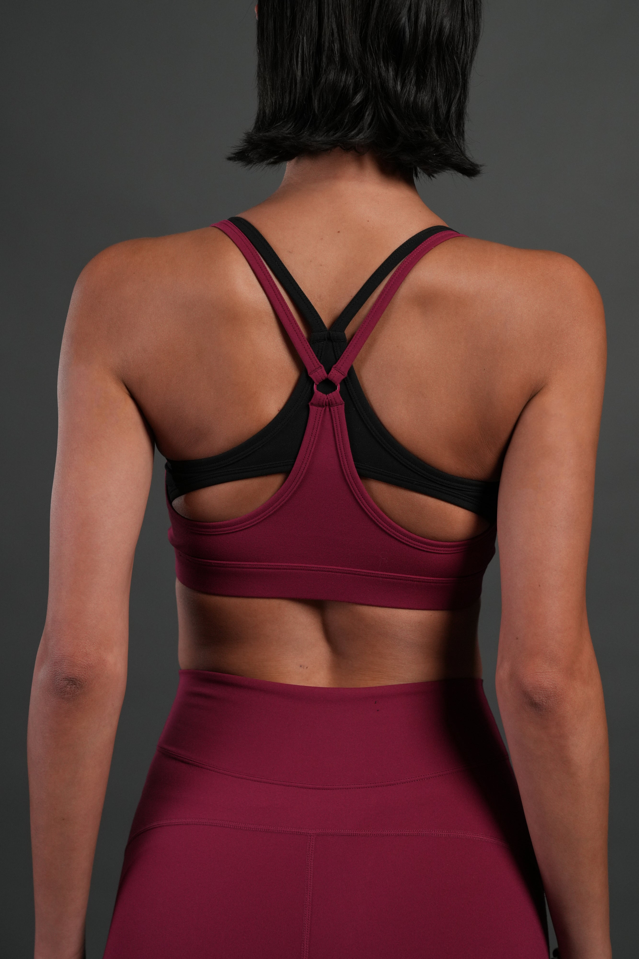 Wolf Chopper "Juliette" Energy Double Bra in Deep Raspberry