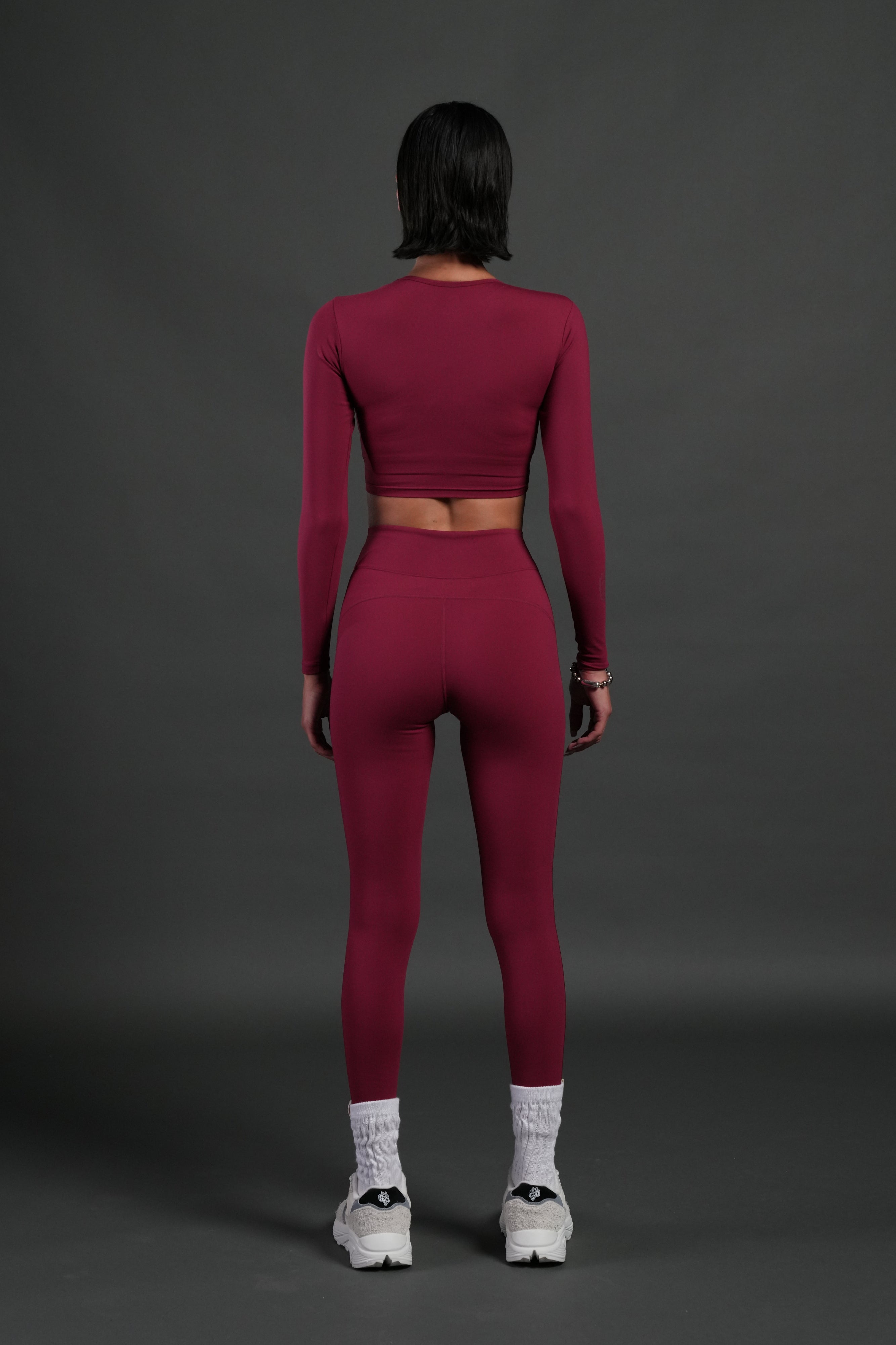 Love Story L/S "Energy" Top in Deep Raspberry