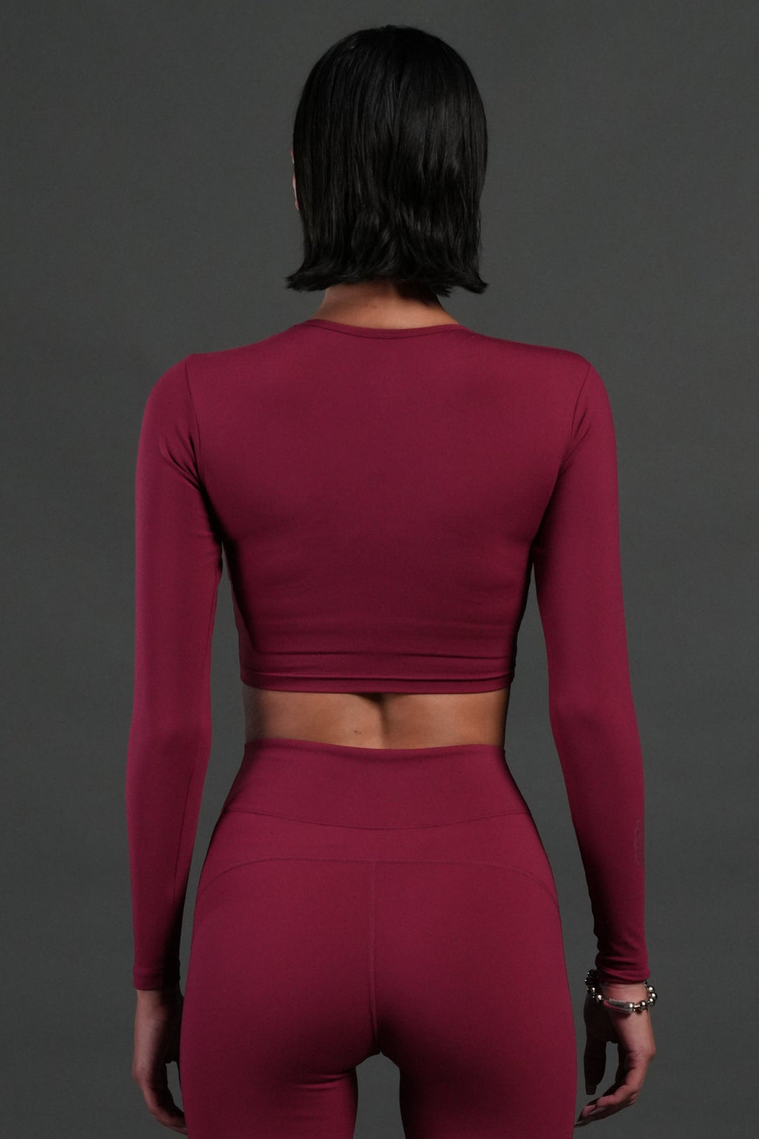 Love Story L/S "Energy" Top in Deep Raspberry