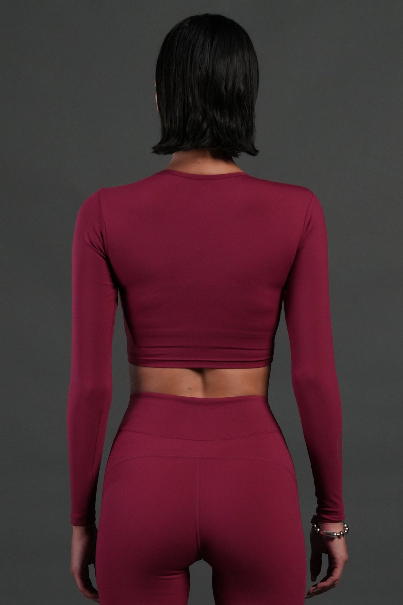 Love Story L/S "Energy" Top in Deep Raspberry