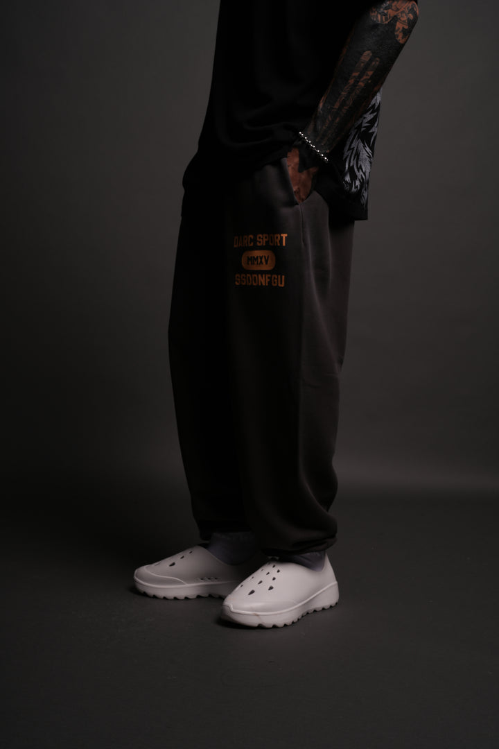 Wolves Forever Lightweight Lounger Sweat Pants in Wolf Gray Driftwash