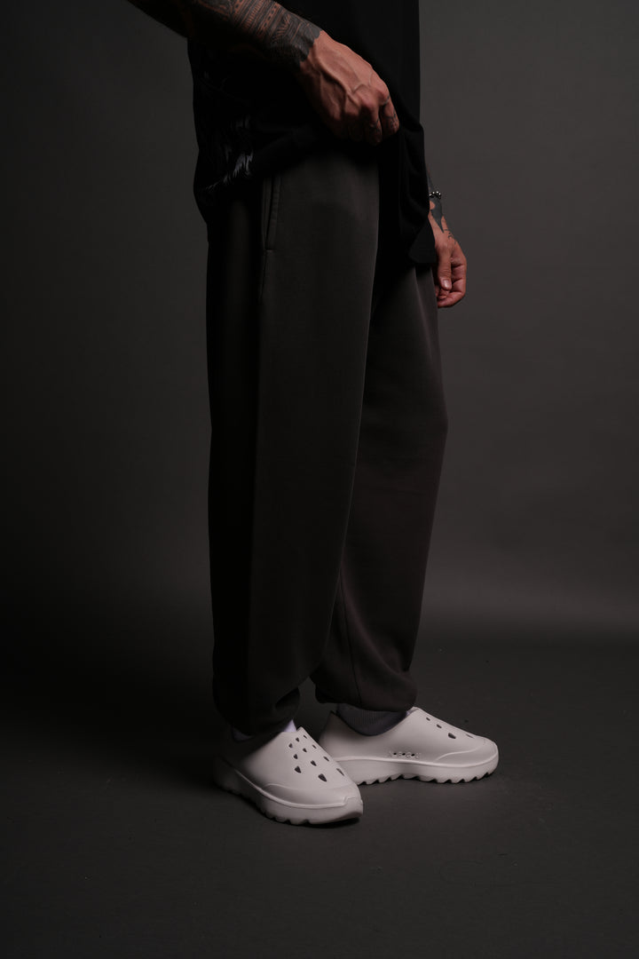 Wolves Forever Lightweight Lounger Sweat Pants in Wolf Gray Driftwash