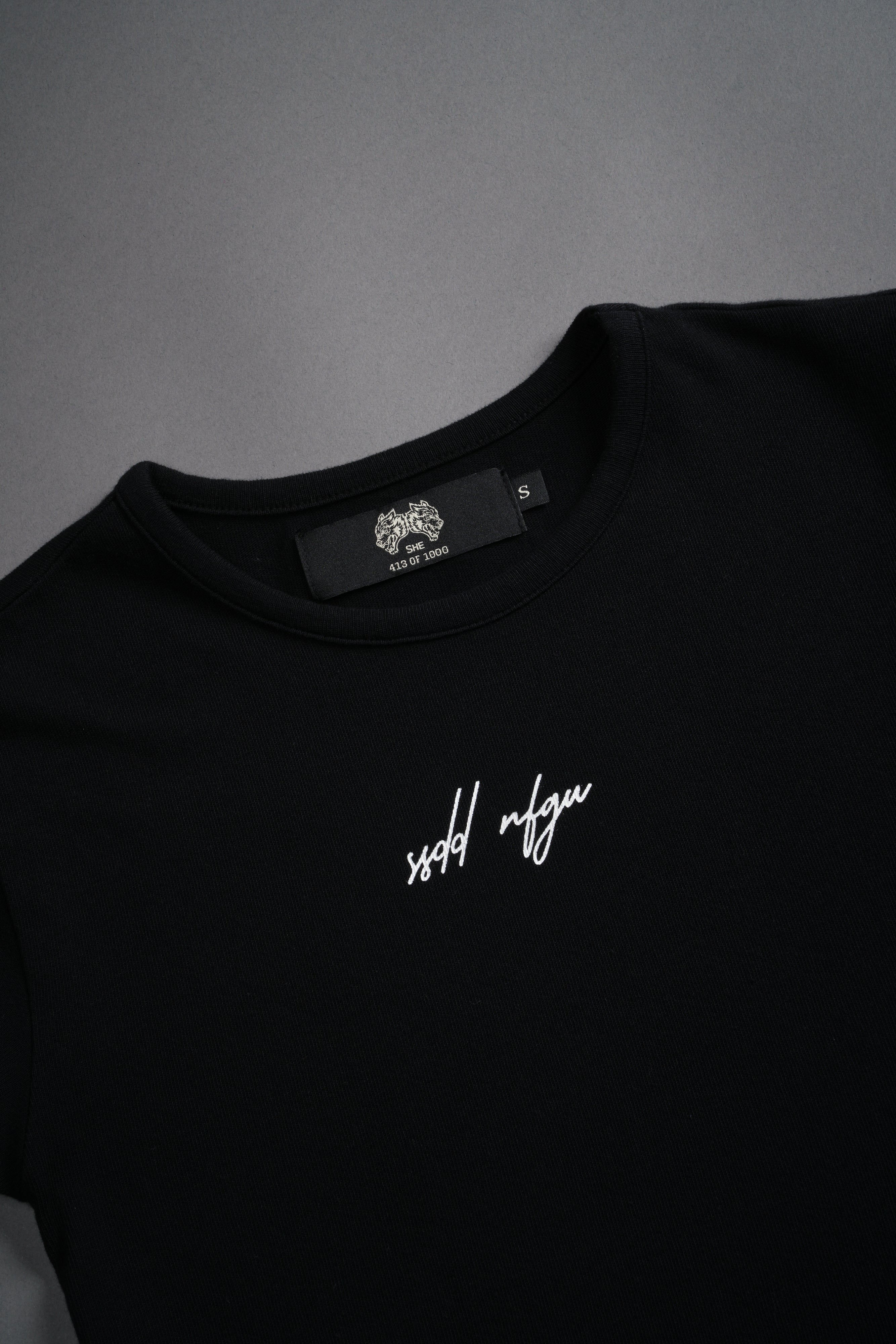 SSDD NFGU "Baby" Tee in Black