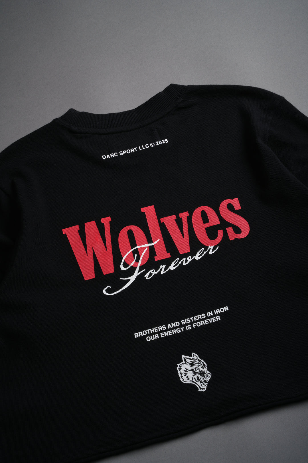 She Wlvs "Premium" (Cropped) Tee in Black