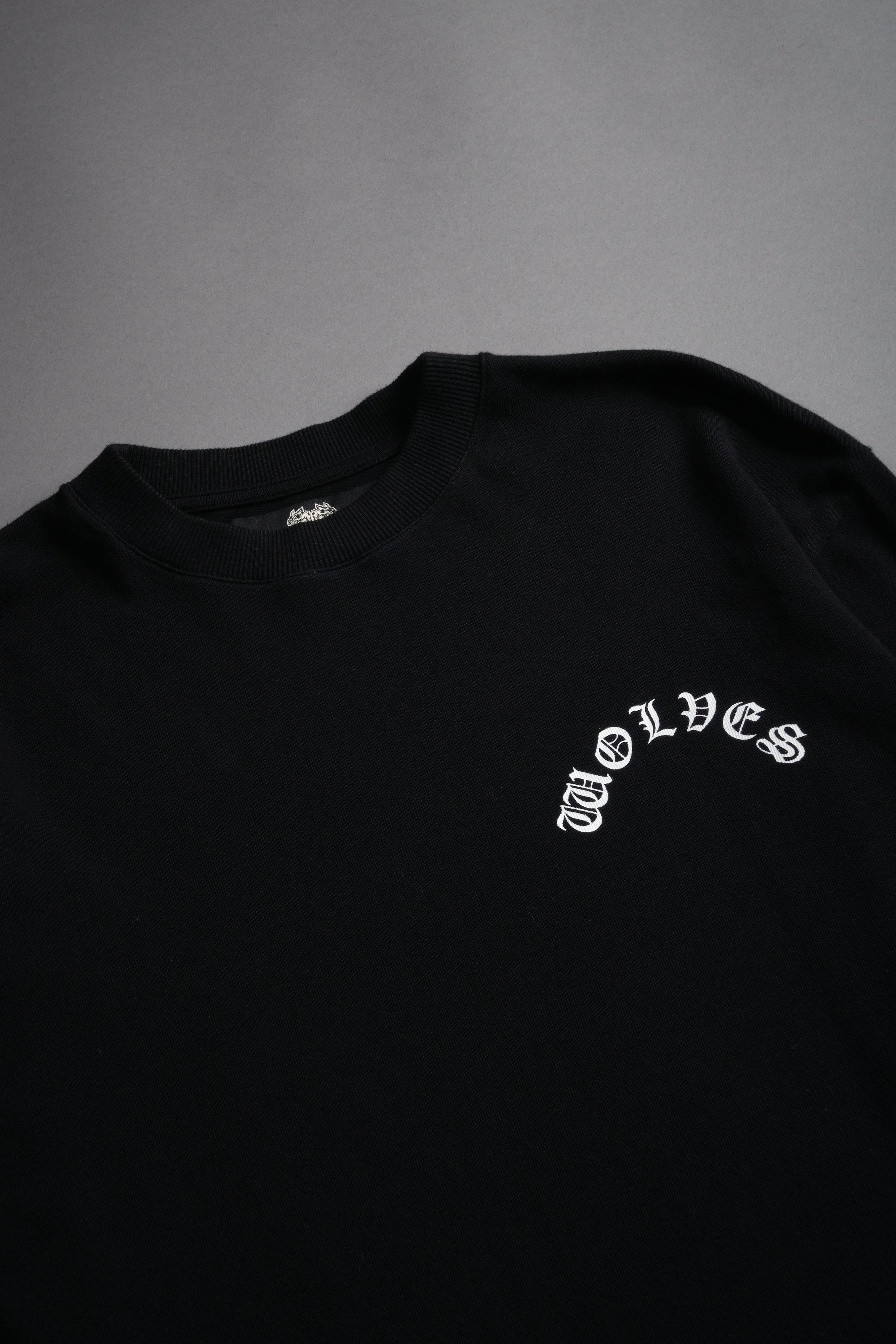 Chopper Wolf "Premium" L/S Tee in Black