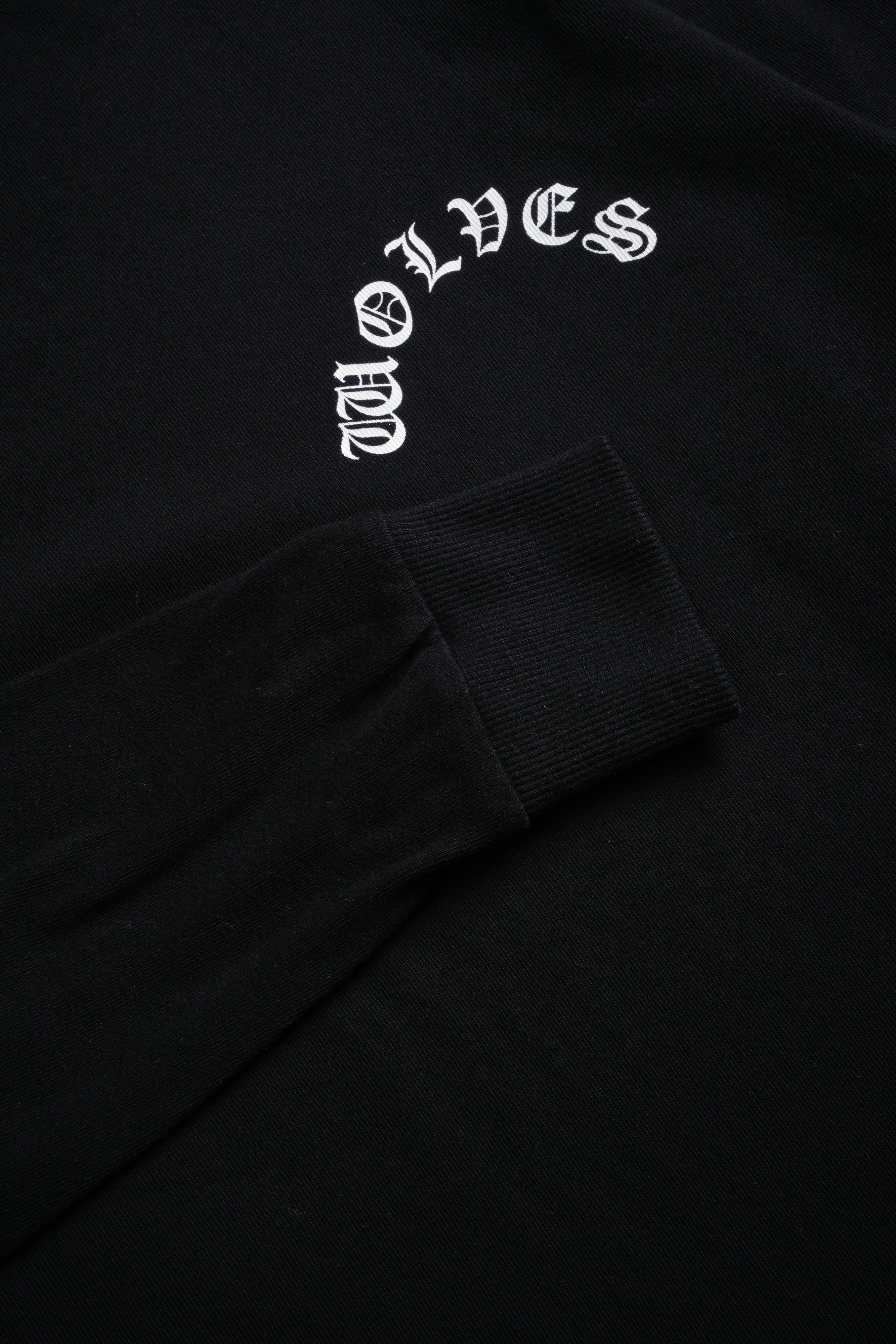 Chopper Wolf "Premium" L/S Tee in Black