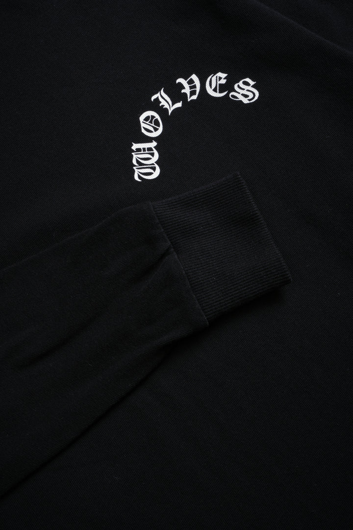 Chopper Wolf "Premium" L/S Tee in Black