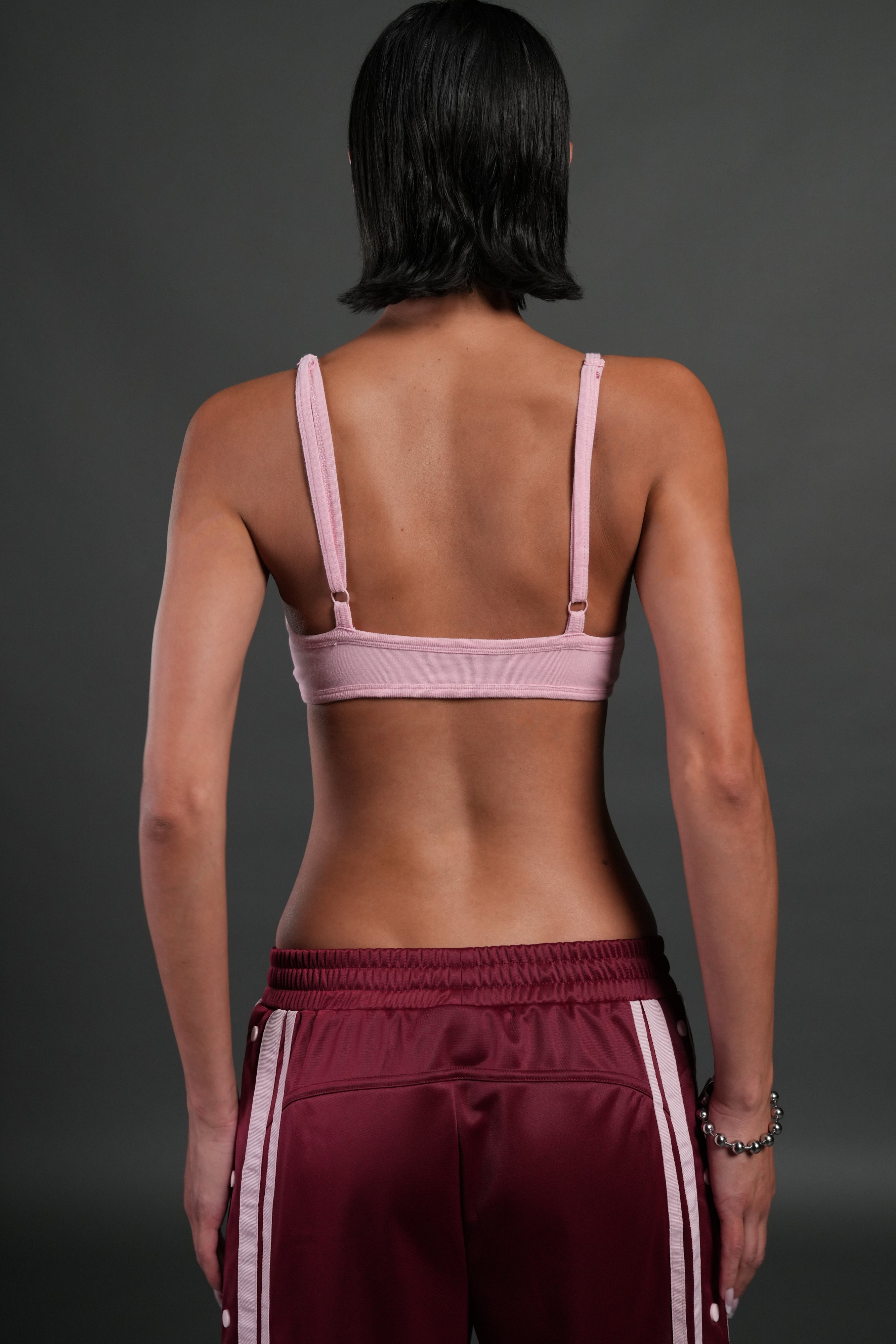 Verona Noir "Eva" Triangle Bralette in Flush Pink