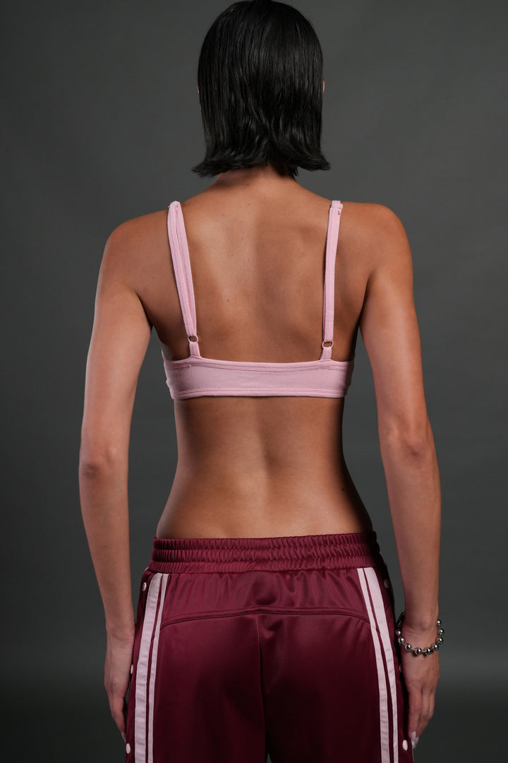 Verona Noir "Eva" Triangle Bralette in Flush Pink