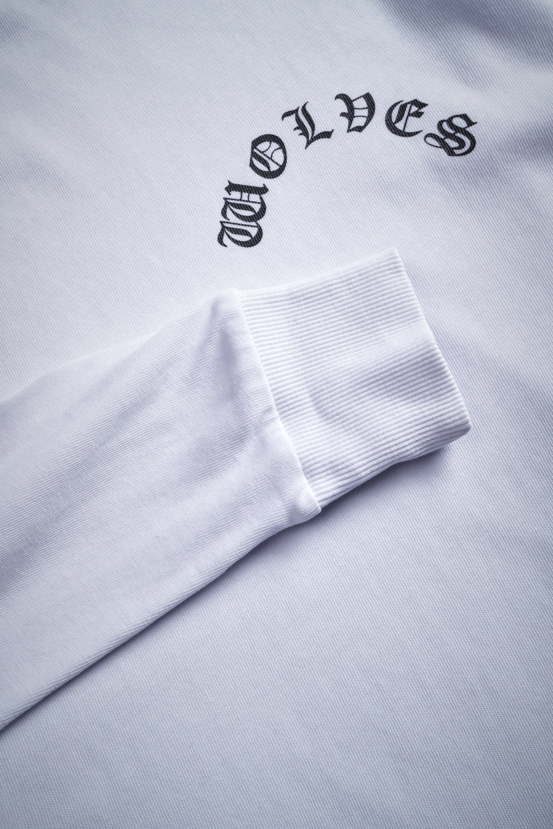 Chopper Wolf "Premium" L/S Tee in White