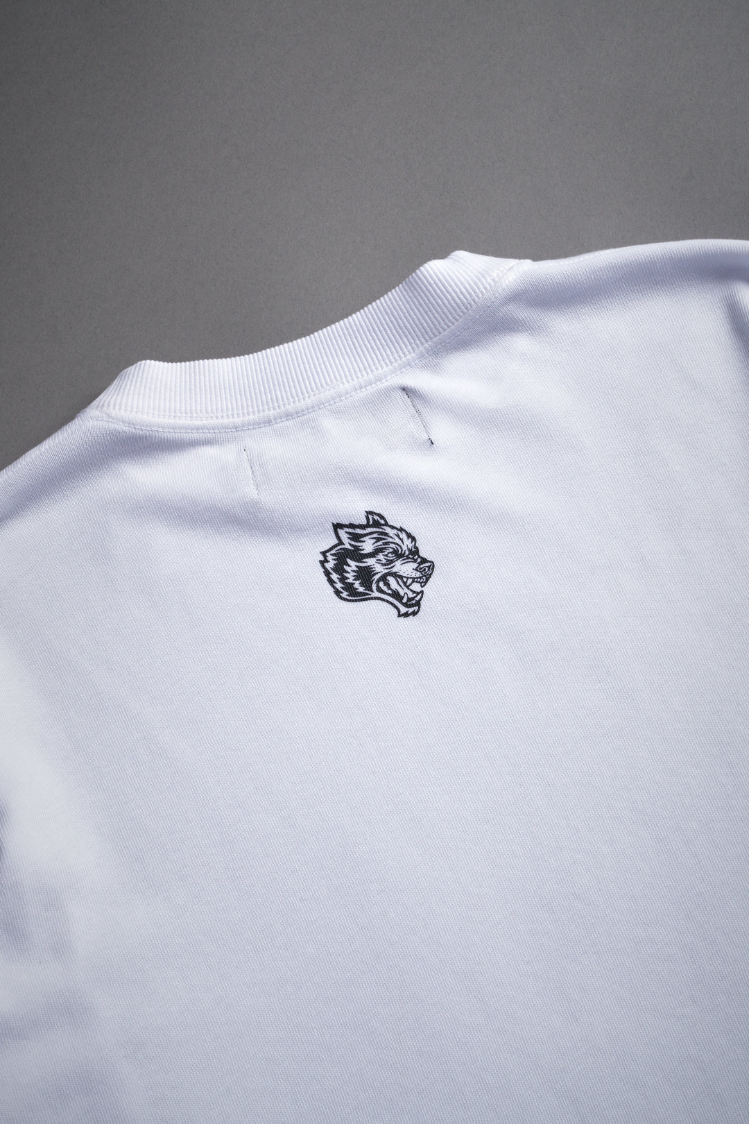 Chopper Wolf "Premium" L/S Tee in White