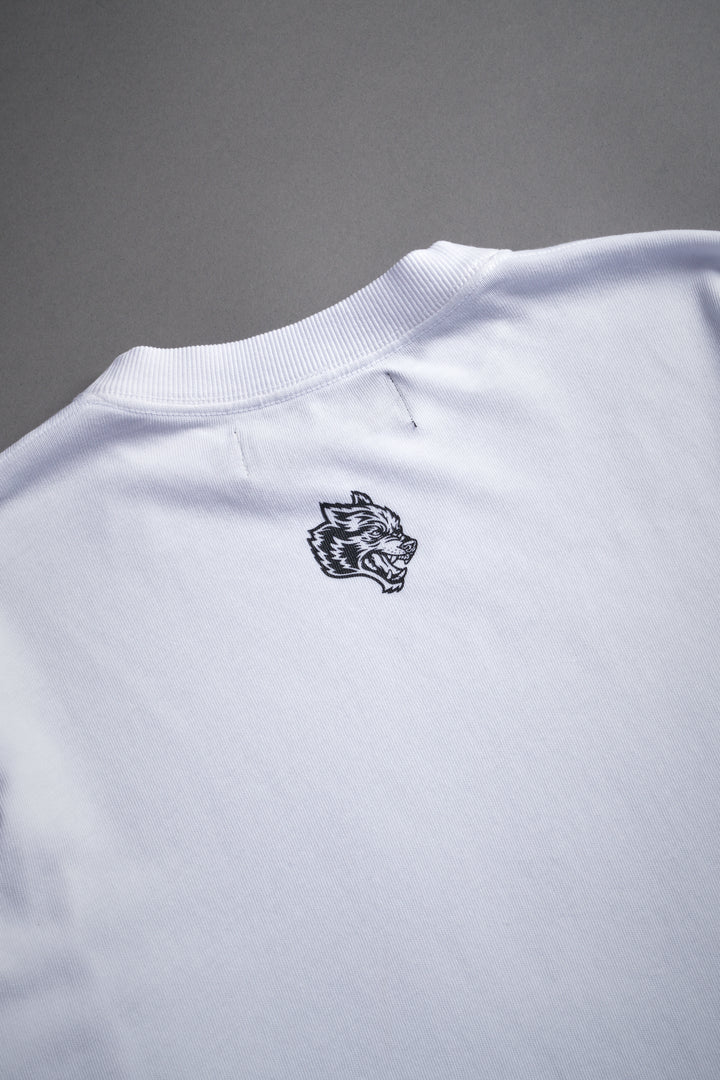 Chopper Wolf "Premium" L/S Tee in White