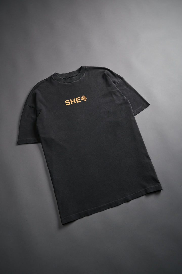 Wolf Head "Pump Cover" Tee in Wolf Gray