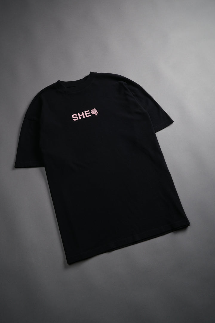 Wolf Head "Pump Cover" Tee in Black