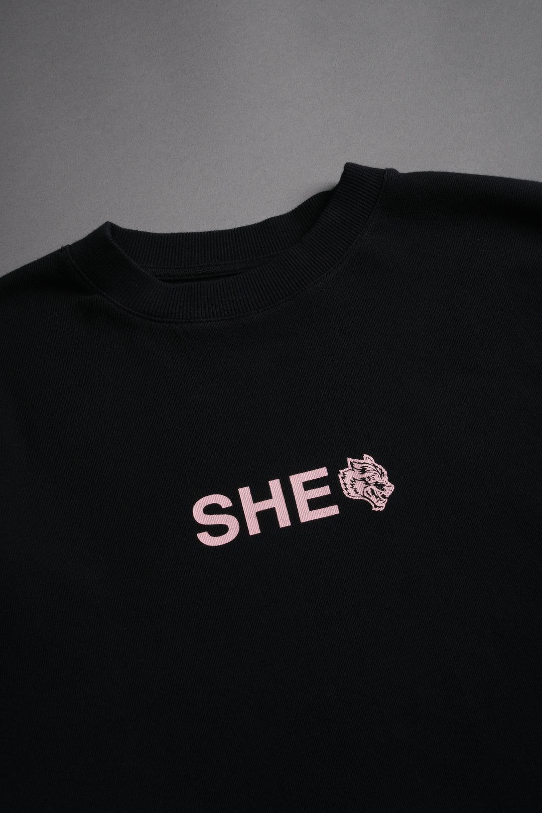 Wolf Head "Pump Cover" Tee in Black
