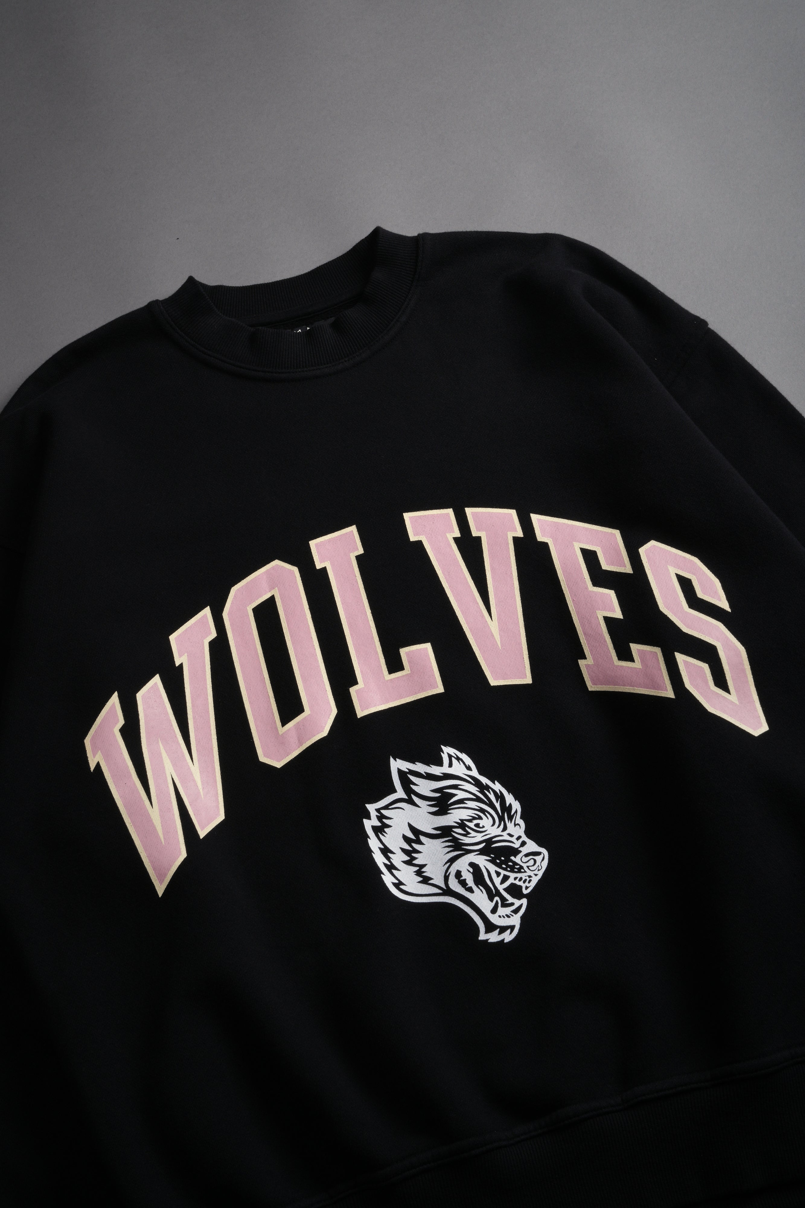 Loyalty London Crewneck in Black/Pink