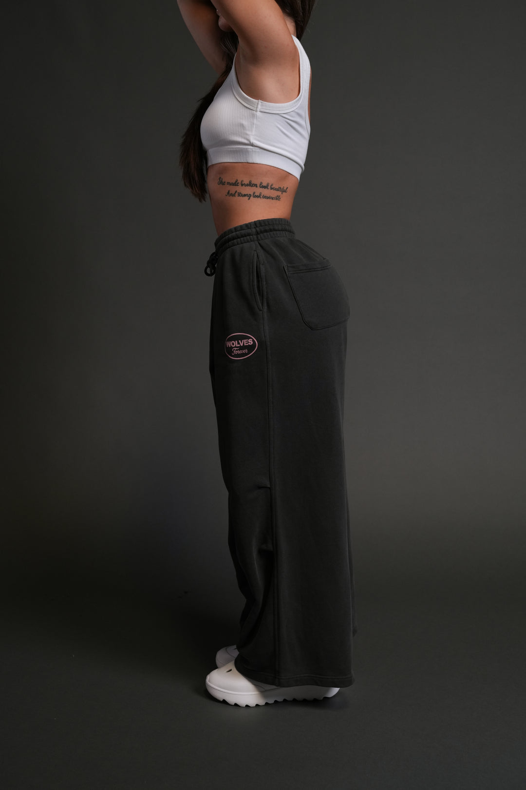 Our Time Mia Sweat Pants in Wolf Gray
