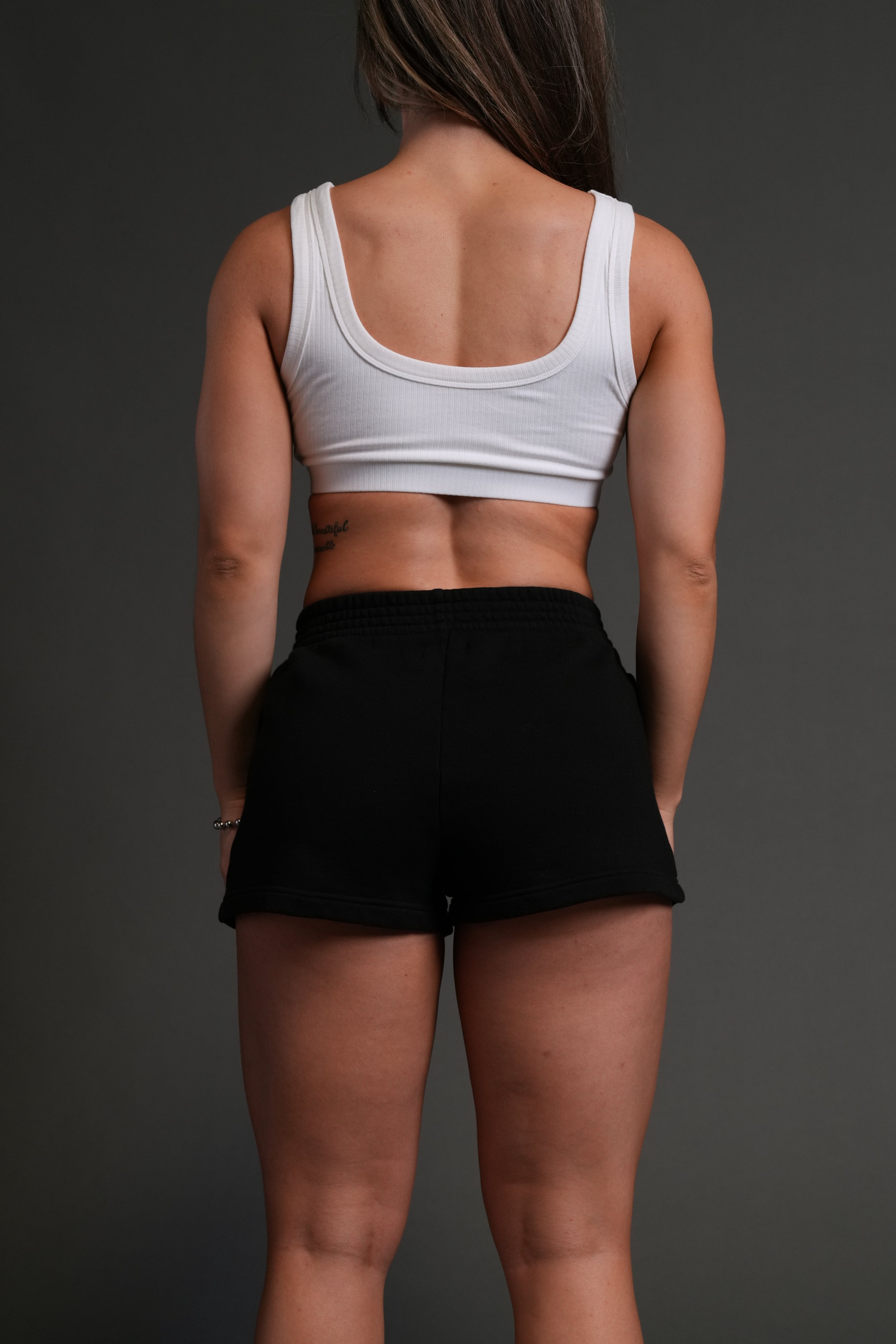 Our Time Ellie Sweat Shorts in Black
