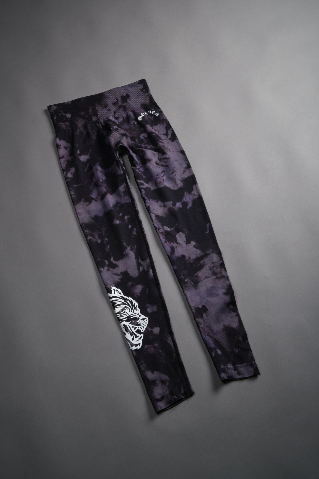 Chopper "Everson" Scrunch Leggings in Big Purple Night Marble