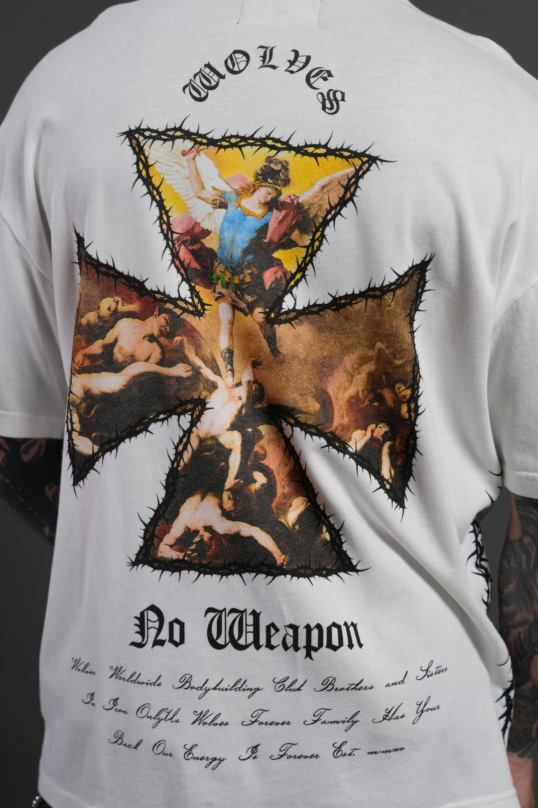 Ascend Premium Oversized Tee in Cream