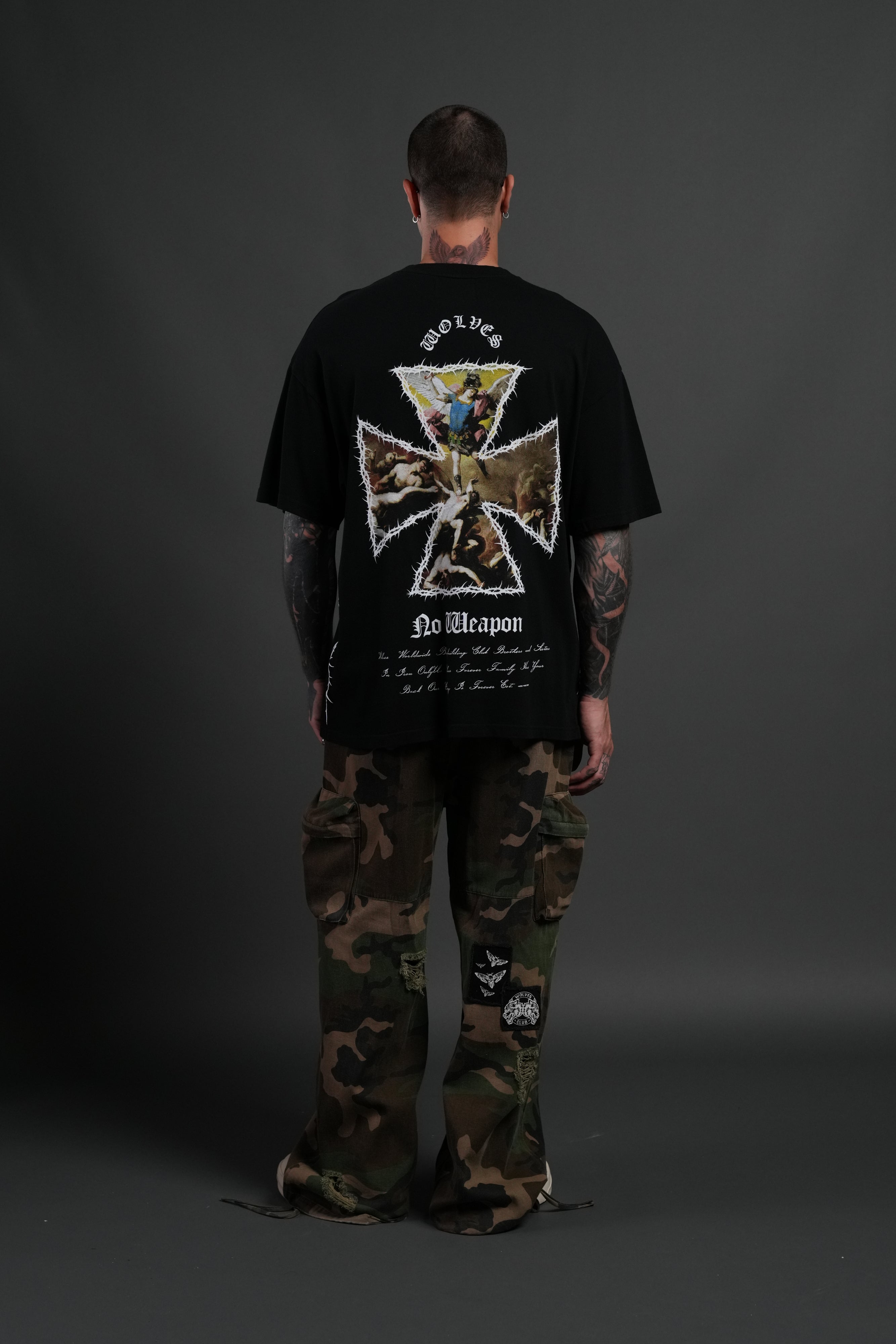 Ascend Premium Oversized Tee in Black