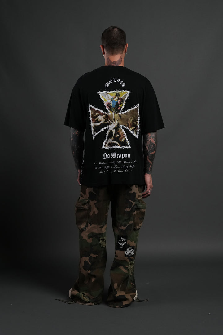 Ascend Premium Oversized Tee in Black