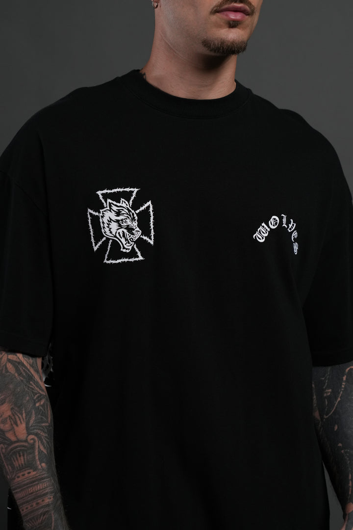 Ascend Premium Oversized Tee in Black