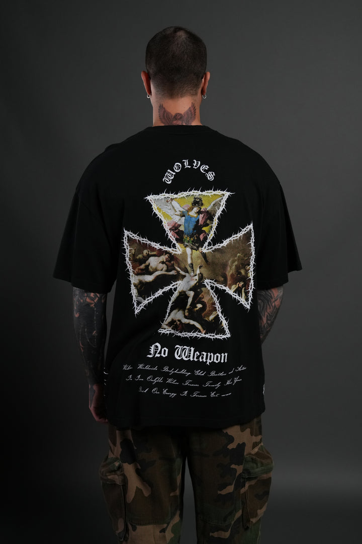 Ascend Premium Oversized Tee in Black